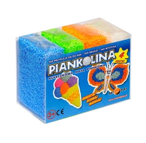 PIANKOLINA 4 kolory masa plastyczna modelina