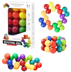 MAGICZNA UKŁADANKA logiczna gra zręcznościowa dla dzieci antystresowe kulki