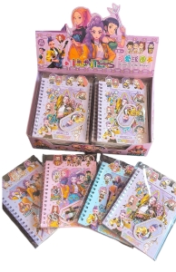 KPOP NOTES Demon Hunters z Naklejkami A6 k-pop