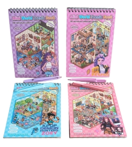 KPOP Demon Hunters Notes Książeczka Mini Świat 3D Pokoje Naklejki k-pop