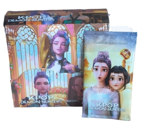 KPOP Demon Hunters Mega Box 288 kart kolekcjonerskich k-pop