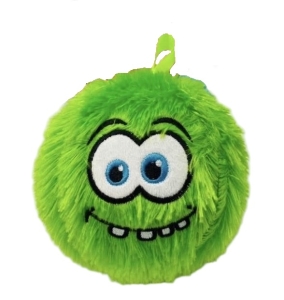 DUŻA ŚMIESZNA WŁOCHATA PIŁKA Z UŚMIECHEM BUŹKI 15 CM KUDŁATA